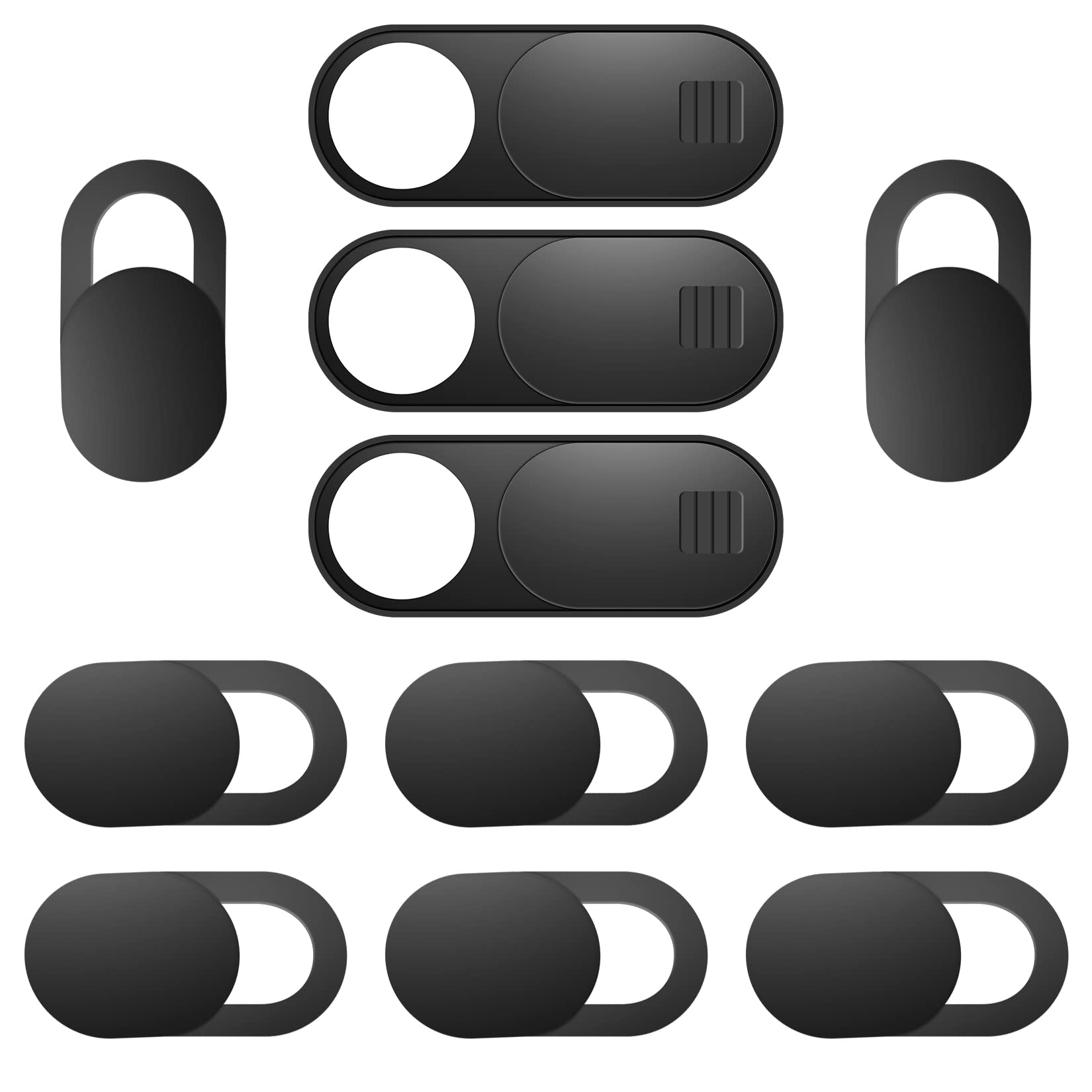 ZUCUCUC Funda para cámara web, paquete de 11 fundas para cámara de laptop, funda para cámara de teléfono, funda ultrafina para cámara web, compatible con MacBook, laptop, iMac, escritorio, PC, iPad