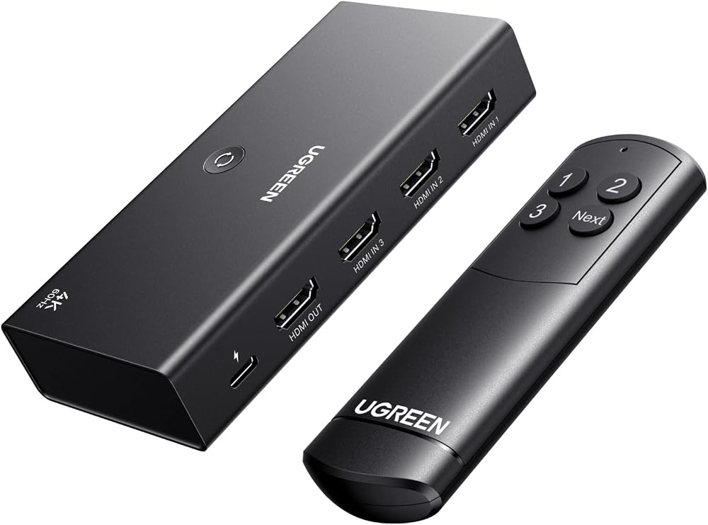 UGREEN HDMI Switch 3-in-1 Out 4K@60Hz