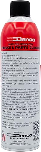 Miniatura 3 de Denco #1930 Limpiador de frenos y piezas – 13 onzas de peso neto – 15.3 onzas líquidas – 12 a 88 unidades (36)