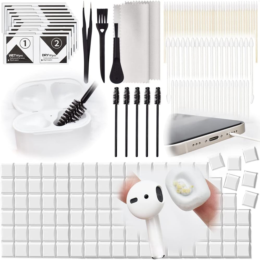 NAYZWOK 278Pcs for Airpod Cleaning Kits, iPhone Cleaning Kit for