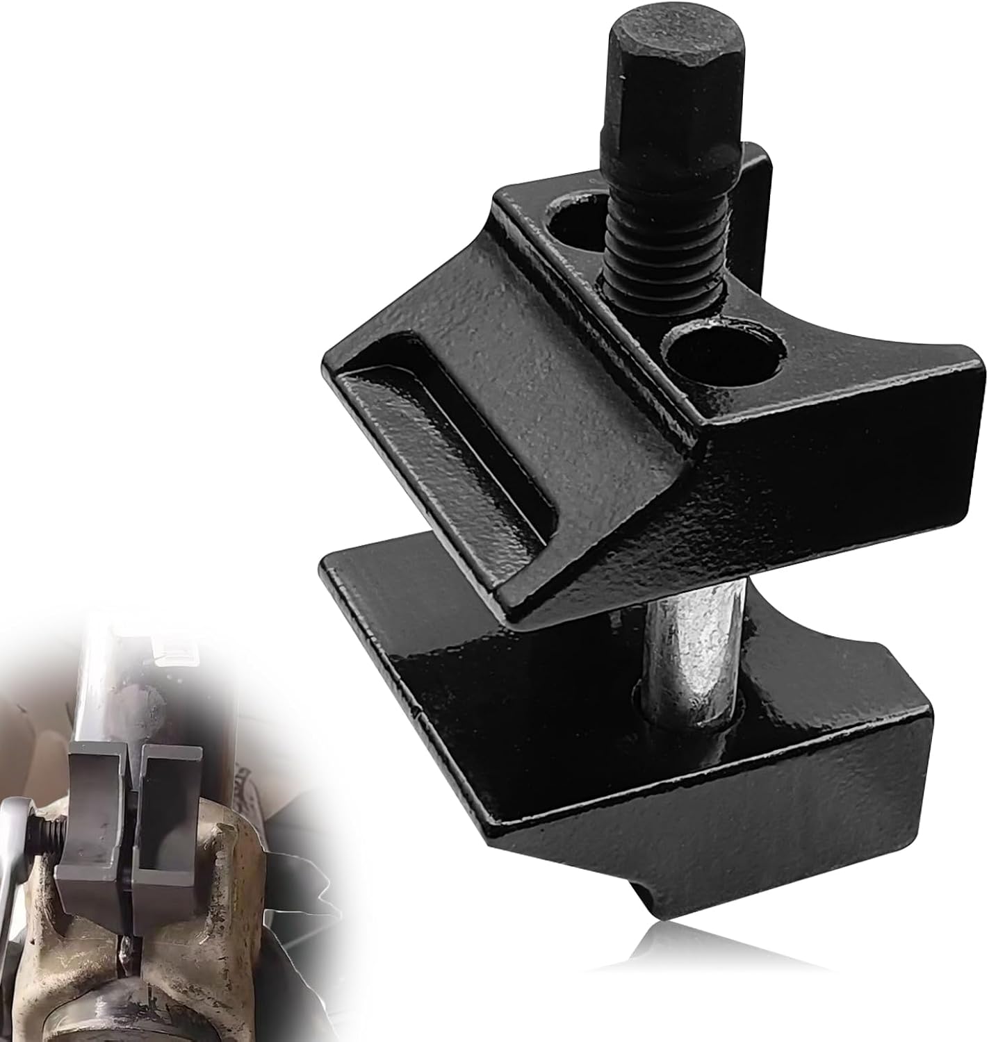 Suspension Strut Spreader Tool, Universal Suspension Strut Split Hub Steering Knuckle Spreader Tool, Lower Control Arm Ball Joint Prying Spliter