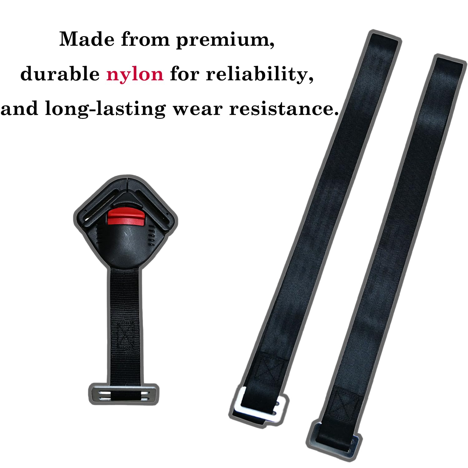 Universal Baby Seat 5pt 5 Point Harness with Locking Buckle, Baby Highchair Stroller Pushchair Chest Harness Clip Buckle + Harness Straps Width 38mm/1.5in