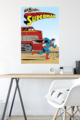 Miniatura 4 de Trends International DC Comics-Superman-- Póster de pared vintage 22375 x 34 pulgadas versión sin marco