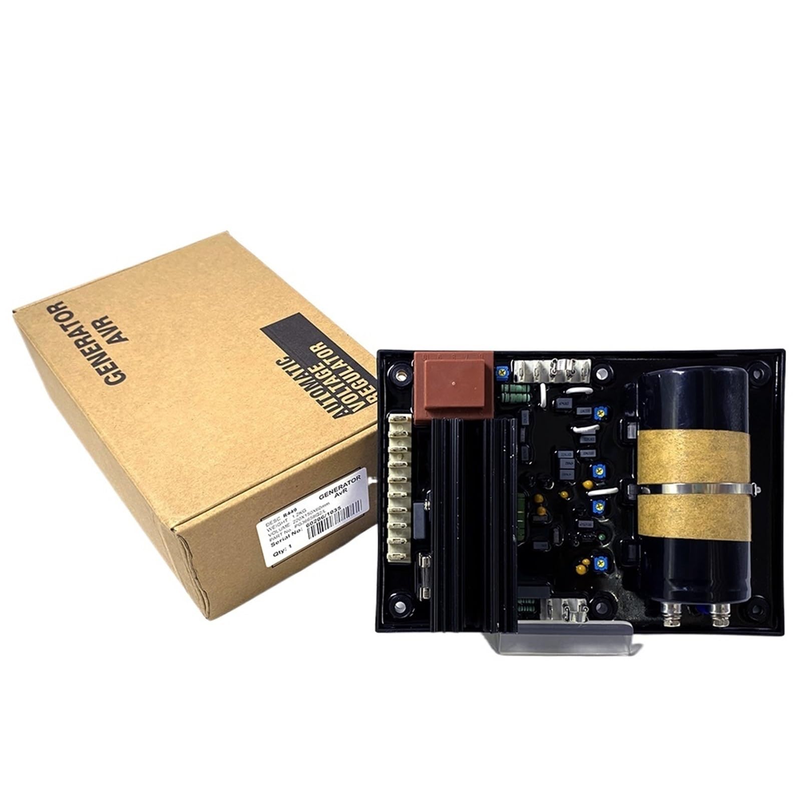 PWANUIGTE 1PCS R449 AVR Automatic Voltage Regulator Control Module Stabilizer Generator Parts Accessories For Generators