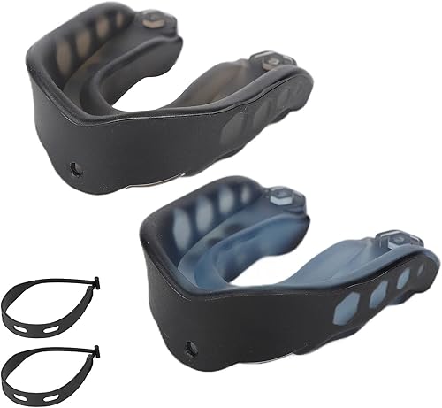 Miniatura 8 de Brrnoo Boquilla de boxeo Slim Fit, modelo de goma para adultos y niños, color negro