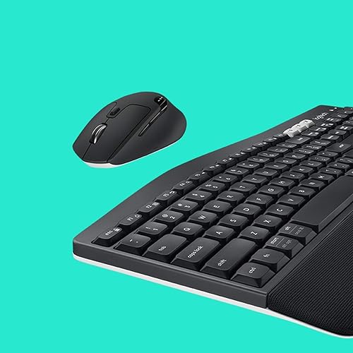 Miniatura 3 de logitech Combo de teclado y mouse inalámbricos de rendimiento MK850 (renovado)