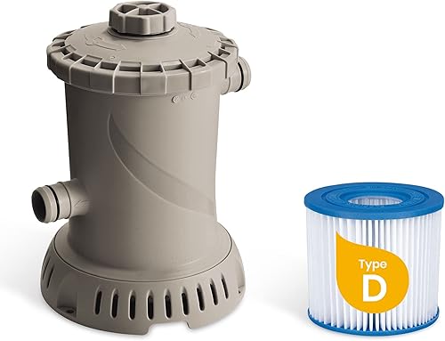 Miniatura 5 de Funsicle Quickset - Juego de piscina inflable redonda de 14 x 36 pulgadas para exteriores con bomba y filtro de cartucho, triple tejido de canasta