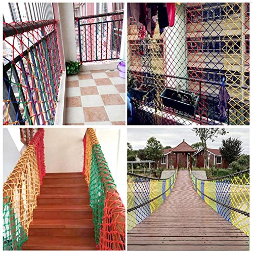 Filet d'escalade en maille robuste 1x9m pour sécurité balcon