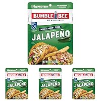 Vista 26 de Bumble Bee Atún sazonado con limón y pimienta, bolsas de 2.5 onzas (paquete de 12), listo para comer, bolsa de atún capturado en la naturaleza, 0.60