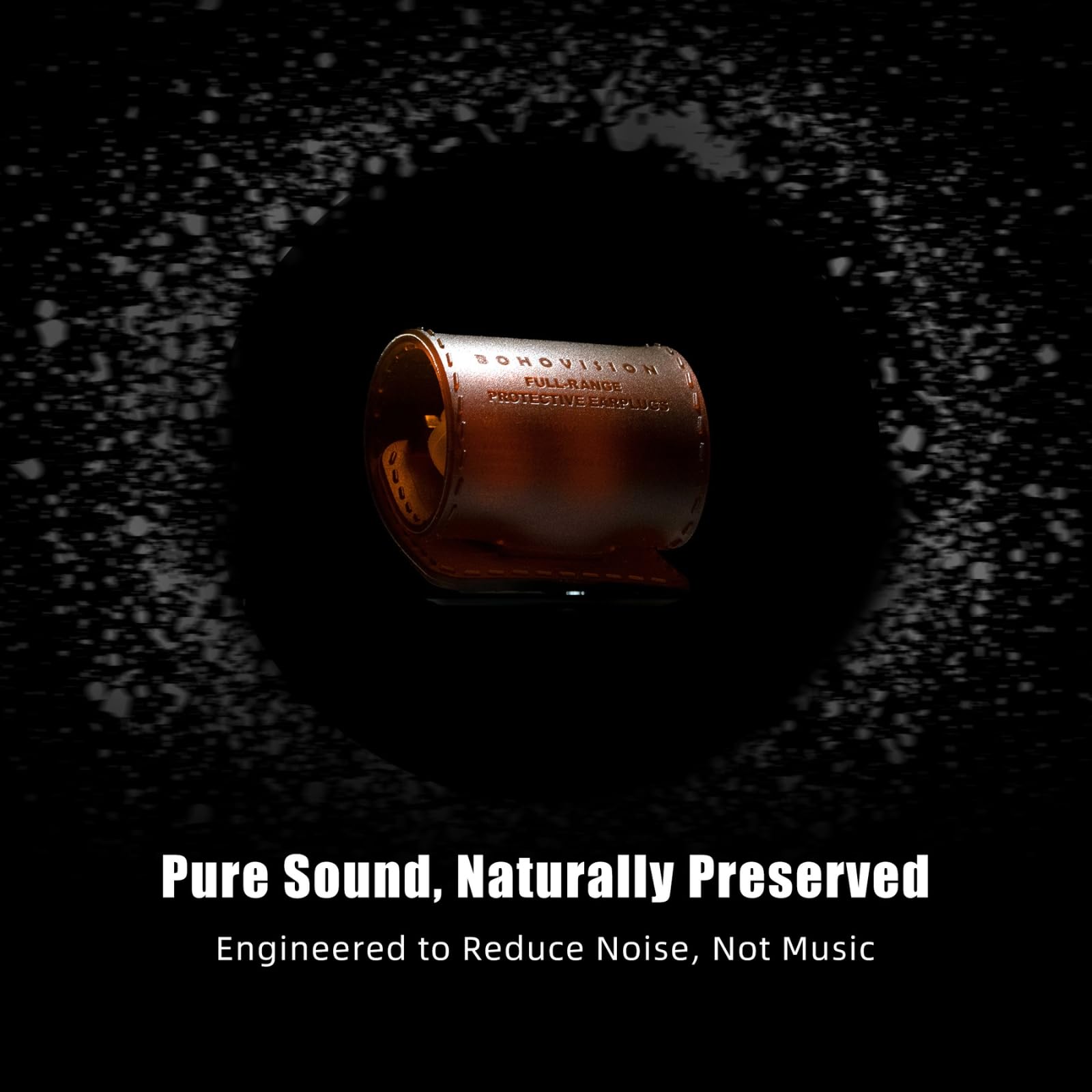 Tapones para los oídos de concierto para música, tapones reutilizables de alta fidelidad con funda de TPU, reducción de ruido para espectáculos en vivo, festivales, músicos, puntas S/M/L
