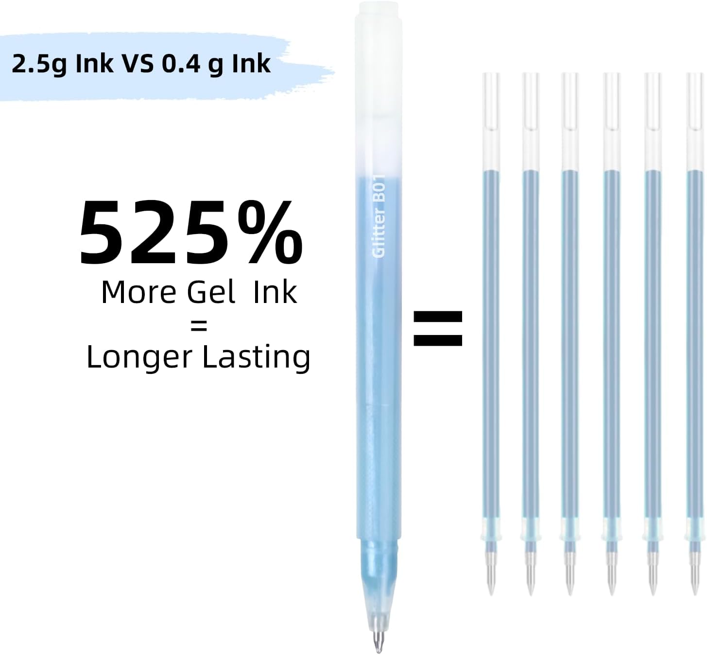 80 Colors Glitter Gel Pens Set, 1.0 mm Fine Point for Black Paper & White Paper, Large Capacity Pens for Journaling, Adult Coloring Books, Drawing, Note Taking, Highlighting