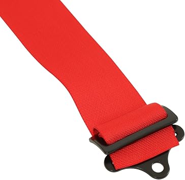 RaceQuip 741011RQP 5 Point Harness - Sportsman - Camlock - SFI 16.1 - Pull Down Adjust - Bolt-On/Wrap Around Red