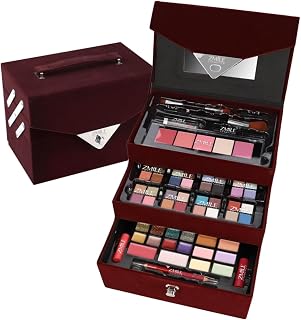 ZMILE COSMETICS Beauty Case Velvety (dark berry) Kosmetikkoffer vegane Kosmetik mit Schminke - Make Up Set für unterwegs, zum Reisen und Verschenken