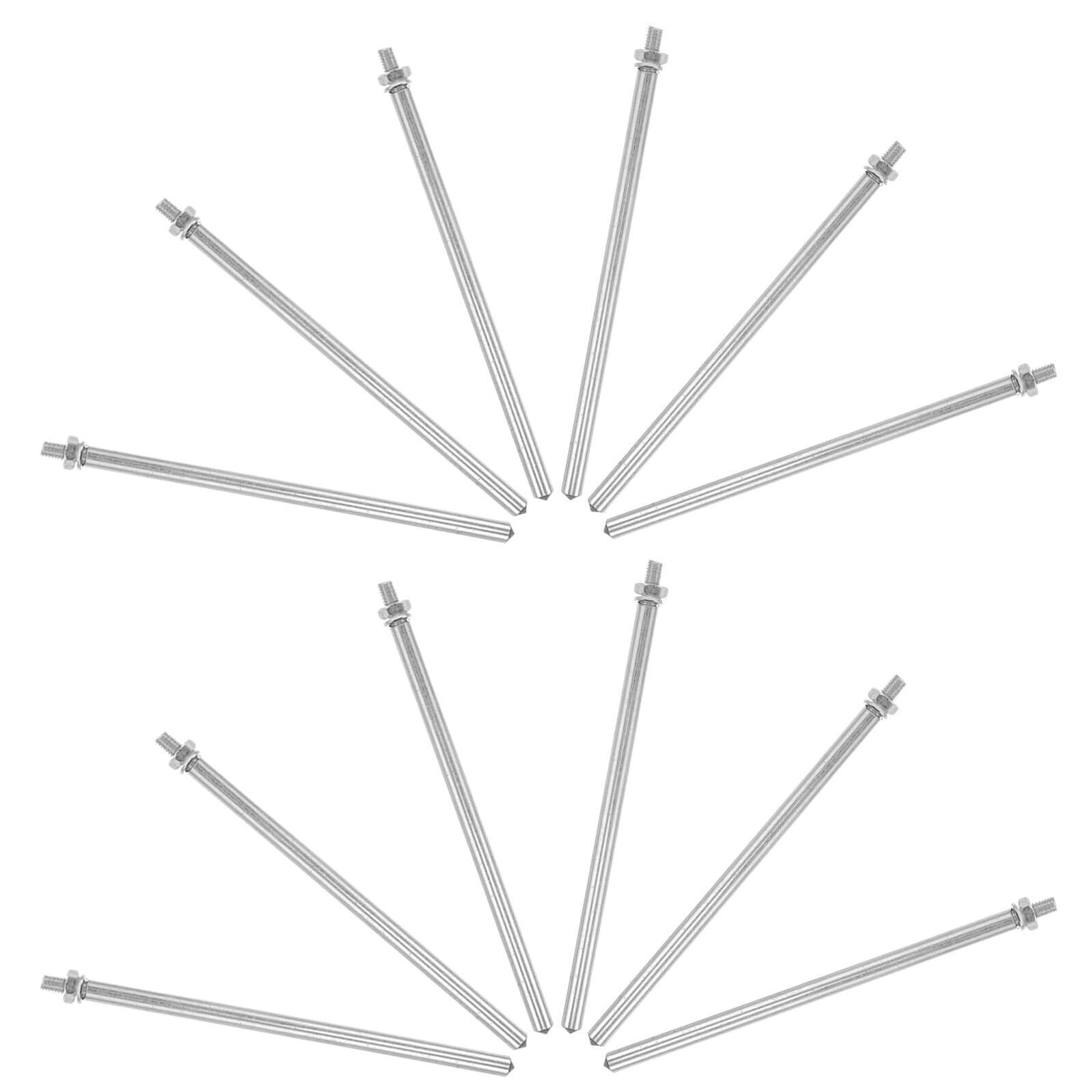 Épinglettes de bobine en métal argenté pour machine à coudre industrielle textile