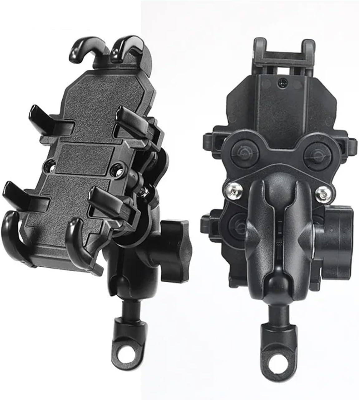 Bike Phone Mount Universal Motorcycle Bike Mobile Phone Holder Aluminum Bicycle Riding Navigation Bracket GPS Shockproof Handlebar Bicycle Phone Holder(NH)