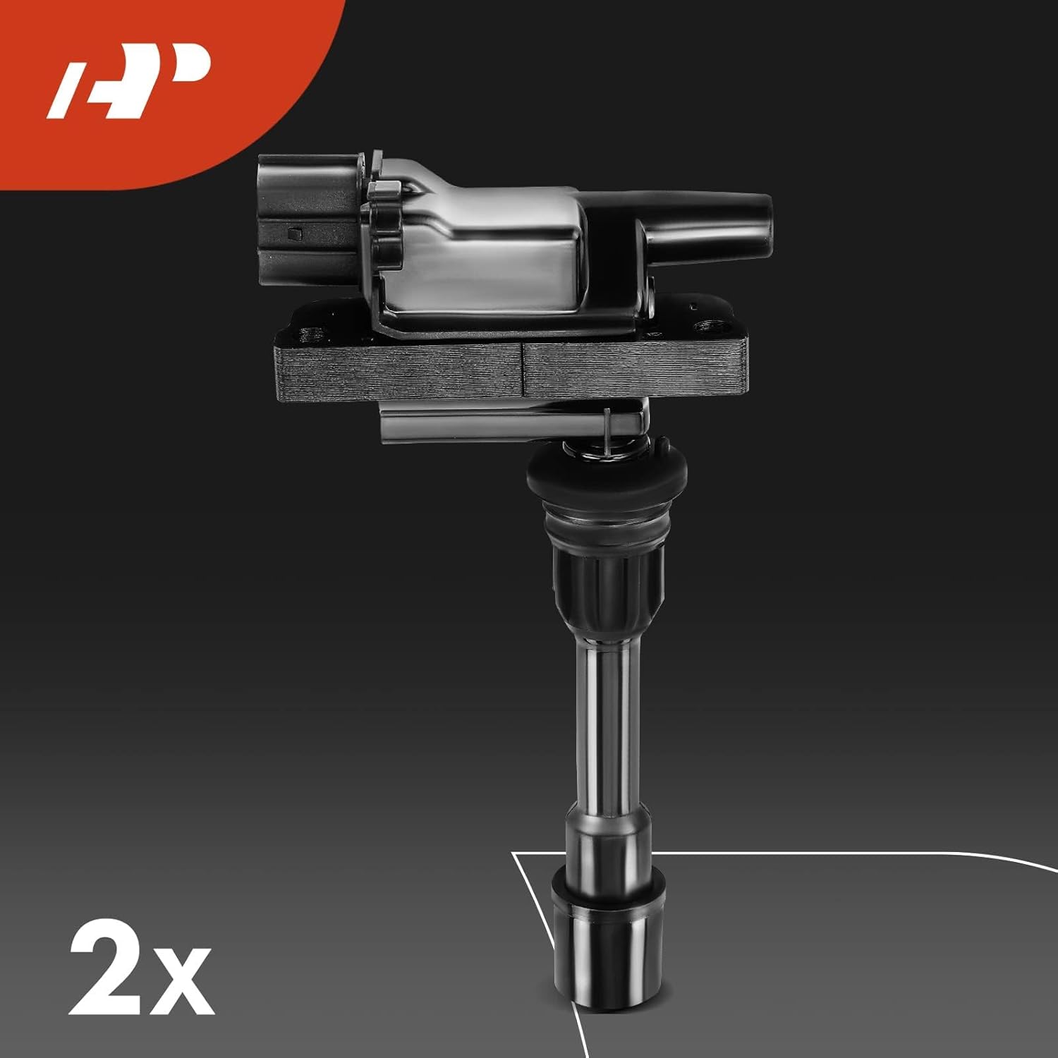 A-Premium 2x Ignition Coil Pack and 4x Iridium Spark Plugs Compatible with Mazda Protege 2001-2003, Protege5 2002-2003, 2.0L