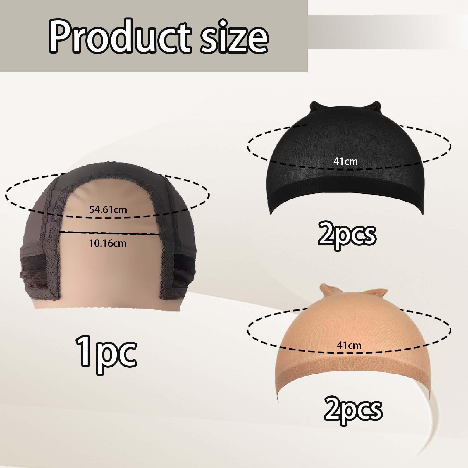 5 Pieces Wig Caps - Image 2