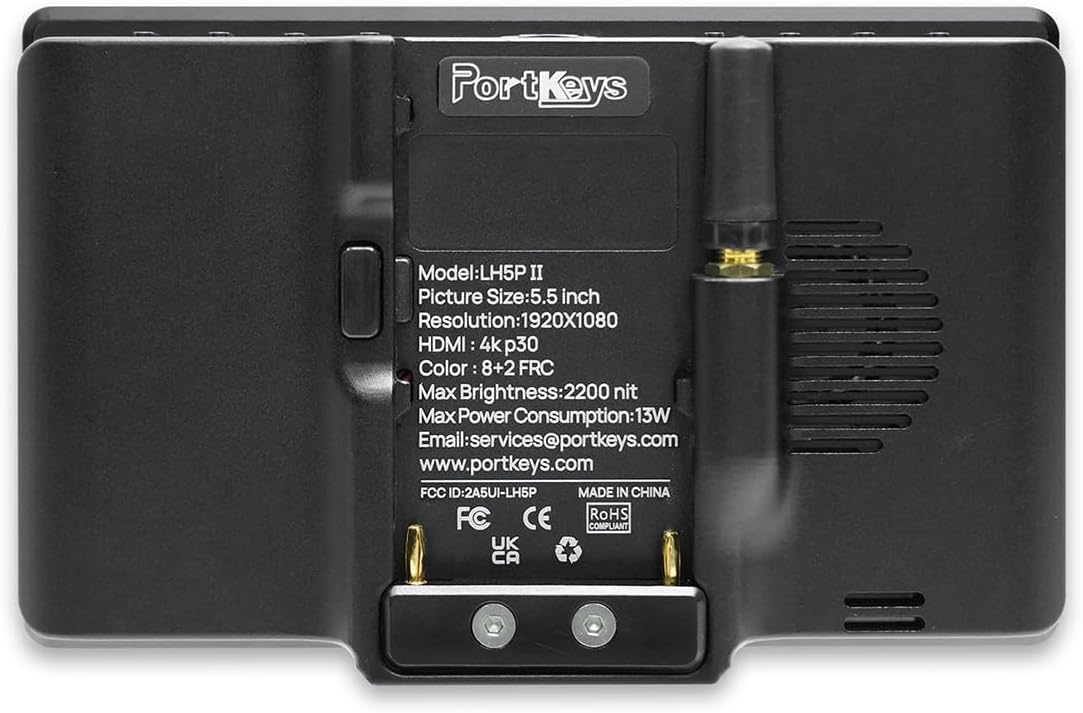 Portkeys LH5P II 5." Full HD Touchscreen Monitor for Select Canon C Series Cameras, Supports 4K HDMI