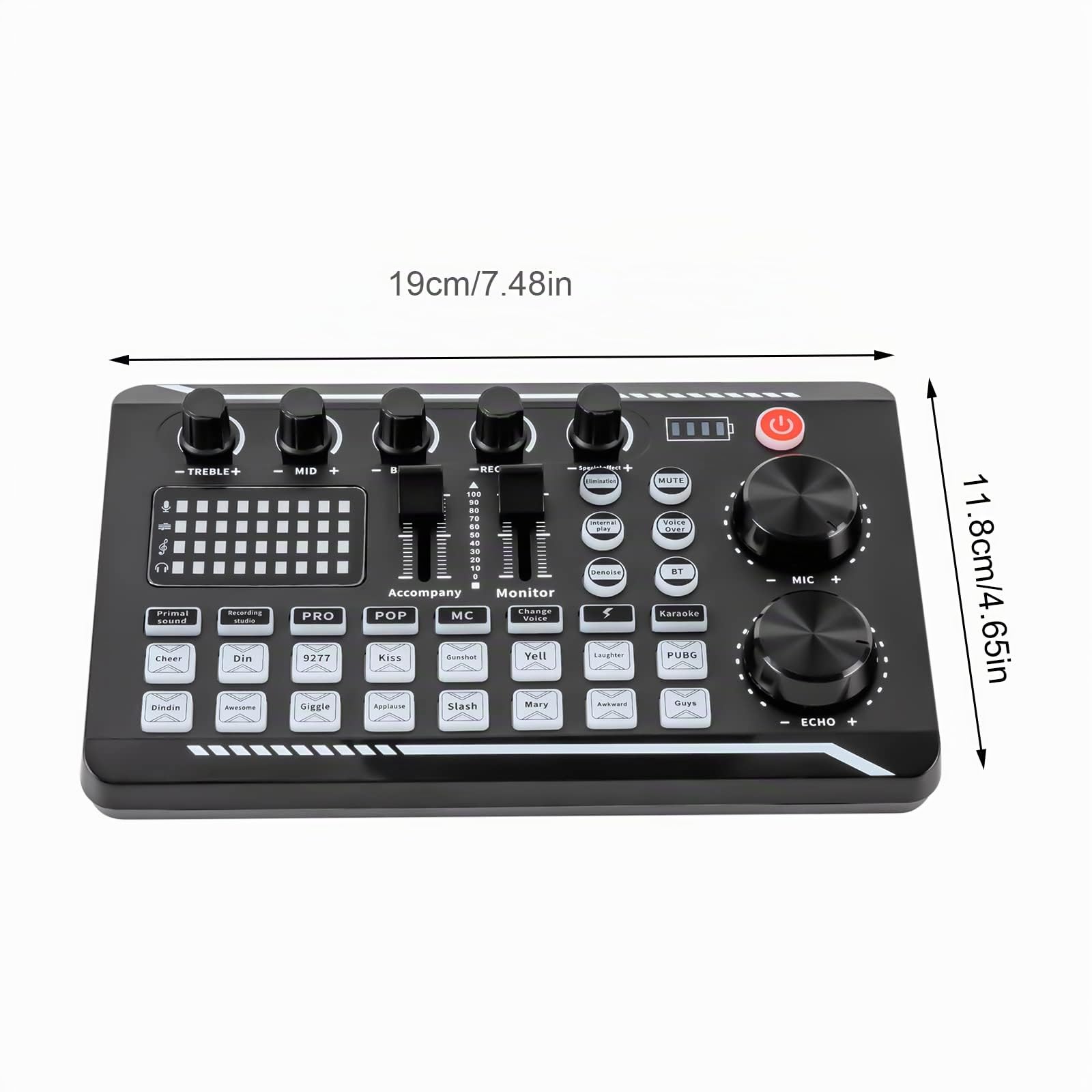 Micrófono de transmisión, kit de micrófono de podcast, micrófono de condensador cardioide USB, mezclador de audio con tarjeta de sonido para streaming, podcasting/grabación