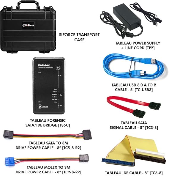 Tableau Forensic SATA/IDE Bridge TK35U Bundle with Rugged Case (TK35U+)