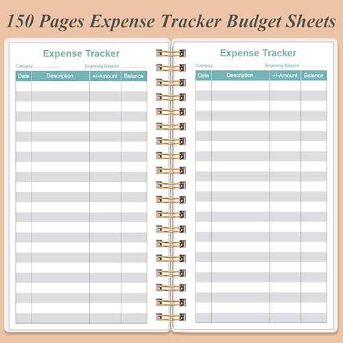 Miniatura 9 de Planificador de presupuesto  Rastreador de presupuesto de gastos A6, libro de presupuesto para libro mayor, organizador de dinero para cartera, 3.75