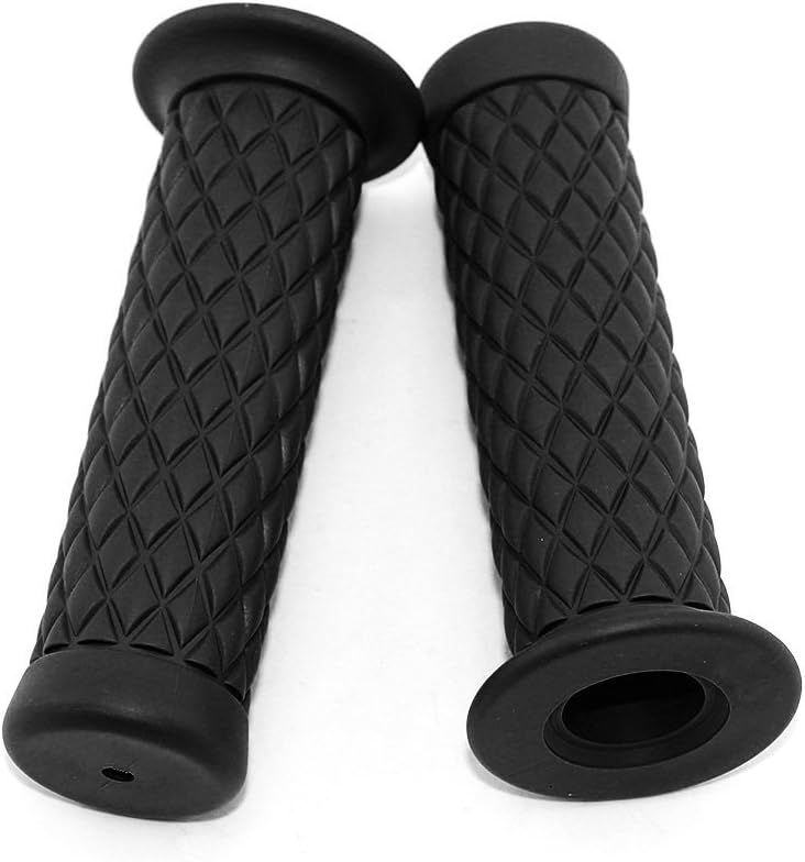 Motorcycle Grips Non Slip Rubber Bar End Thruster Grip 7/8" 22mm 24mm Motorcycle Comfort Hand Handlebar Grip Thruster Grip