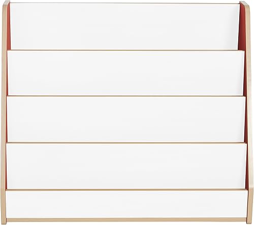 Miniatura 4 de Factory Direct Partners 11941-WHRD Colorful Essentials - Exhibición de libros grandes, estante de almacenamiento laminado para libros infantiles