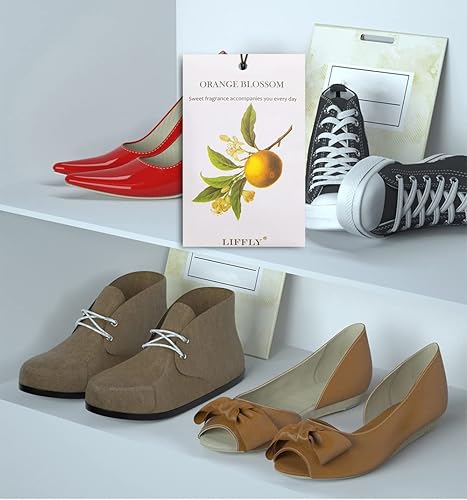 Miniatura 5 de Paquete de 14 sobres de flores de naranja para cajones y armarios, regalo de larga duración