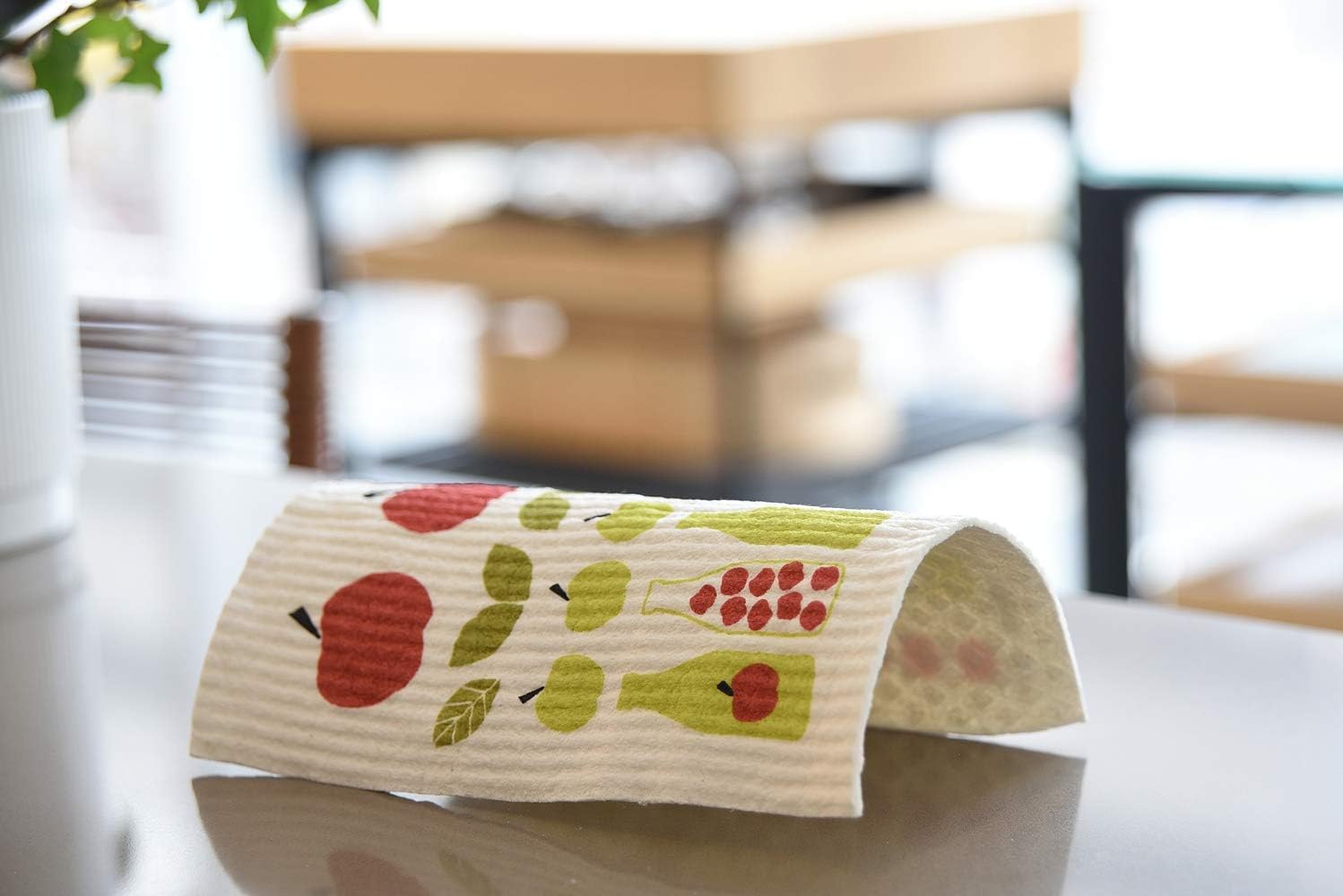 More Joy - Eco-Friendly Swedish Dishcloths, Pack of 2 Garden Theme (Lavender) image 5