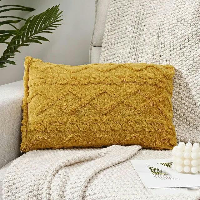 Funda de Almohada de algodón con diseño de Rejilla de café, Antiarrugas, Muy Suave, Lavable, para Verano y otoño, Sencilla, B4