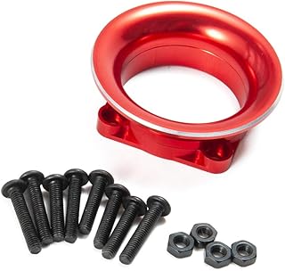 Metal Fan Cover Kit Air Inlet Channel for 1/10 RC Sakura D4 Drift Car Model Racing Car, Red