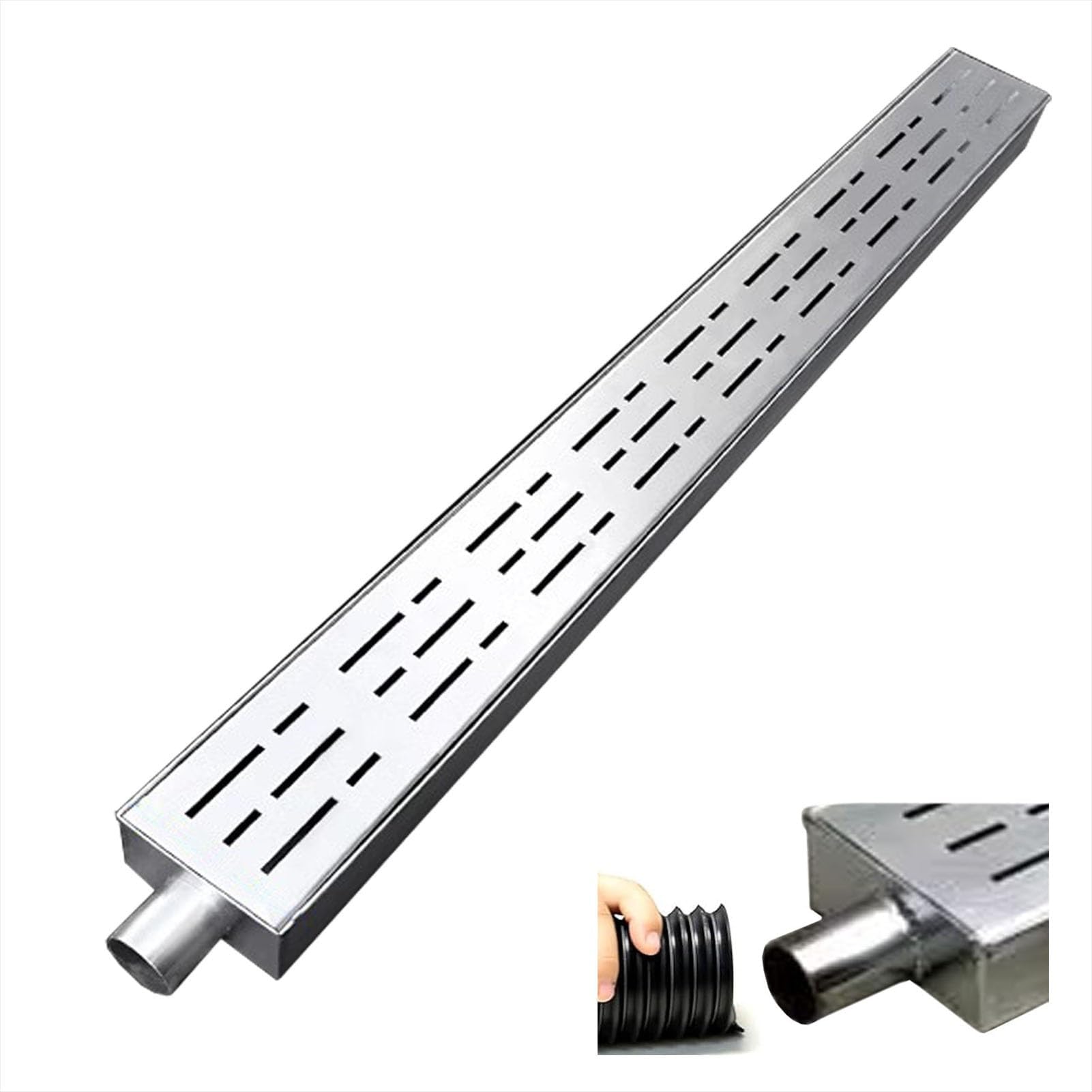 KLGFBDC Stainless Steel Drainage Grate with Removable Cover for Efficient Water Reduction in Trench Systems