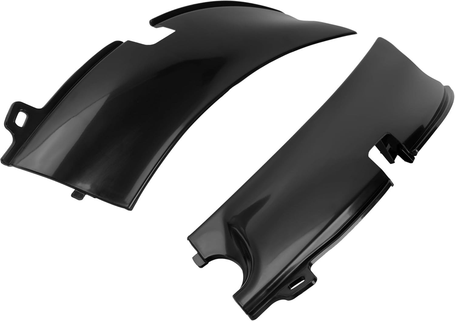 HECASA Windshield Wiper Cowl Extension Trim Compatible with 1994-2005 Chevy Chevrolet S10 Blazer GMC Jimmy Sonoma Oldsmobile Bravada Wiper Cowl Panel Cover Replacement for 15759571 15767127 Black Pair