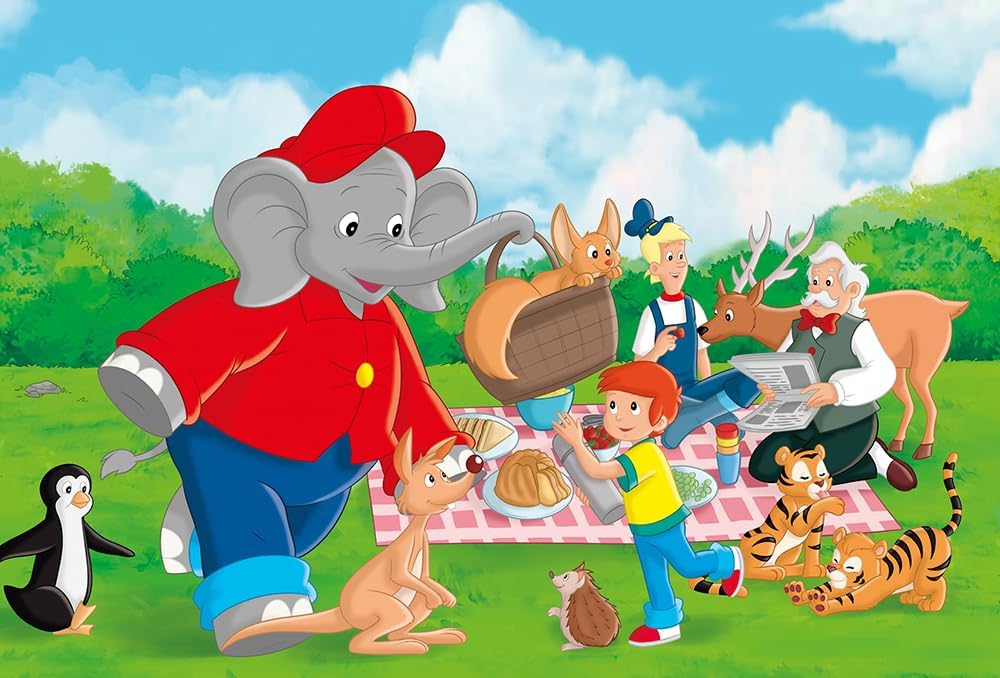 Schmidt Spiele 56400 Benjamin Flowers in The Zoo Children's Puzzle 3 x 24 Pieces