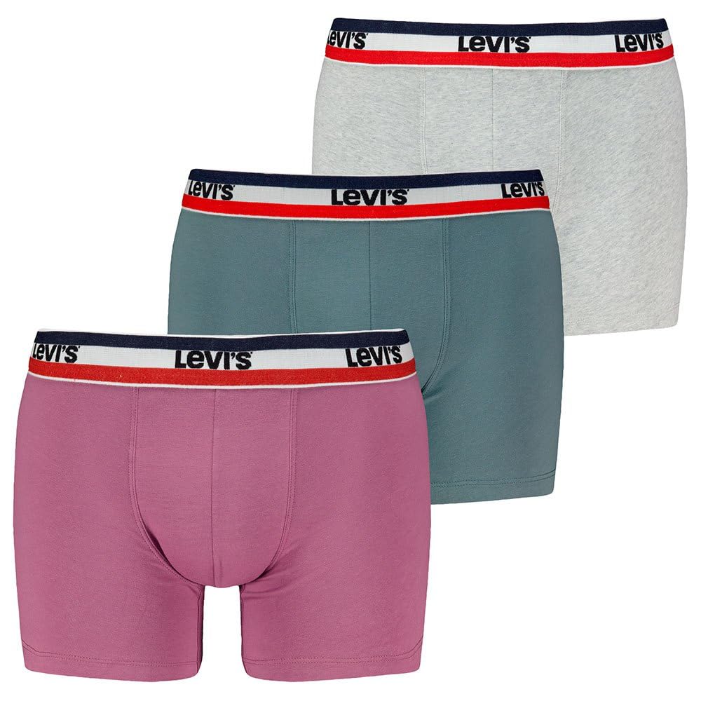 Levi's Vintage Heather Organic Cotton Boxer Briefs, Pink