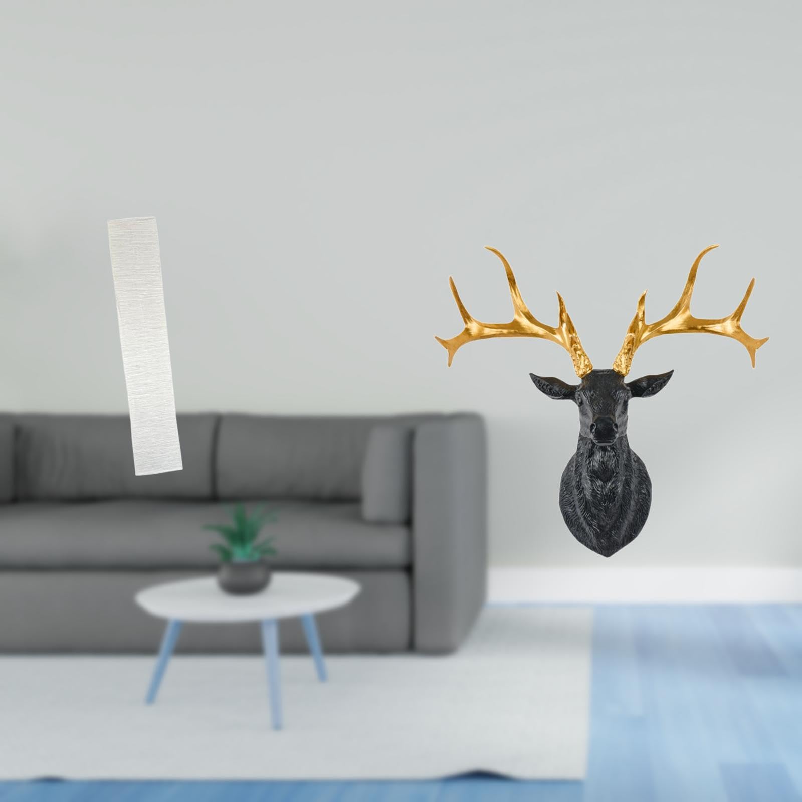 Enakshi® Living Room Deer Head Sculpture Lampshade Standing Lamp Light Cover Boho Artwork Wall Mount Collectible Decor for Office Home|Home & Garden | Lamps, Lighting & Ceiling Fans | Lamp Shades-image-3