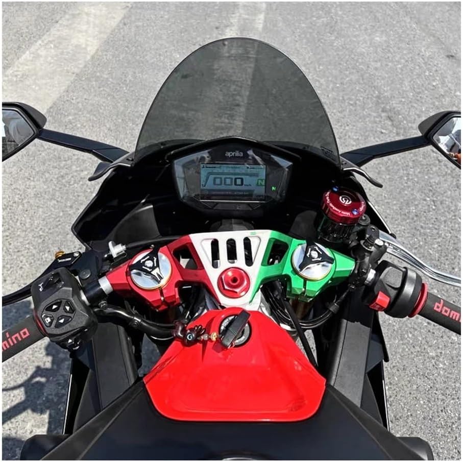 Compatible with RS660 2021 2022 2023 Front Fork Triple Tree Bridge Upper Clamp Motorcycle Accessories(Model 2)
