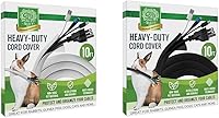 Vista 10 de Small Pet Select Funda de cable resistente, color blanco, de 10 pies, protector de cable eléctrico y cable ultra duradero para conejos, perros