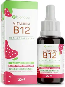 Vitamina B12 em Gotas 20 ml - Bioroots