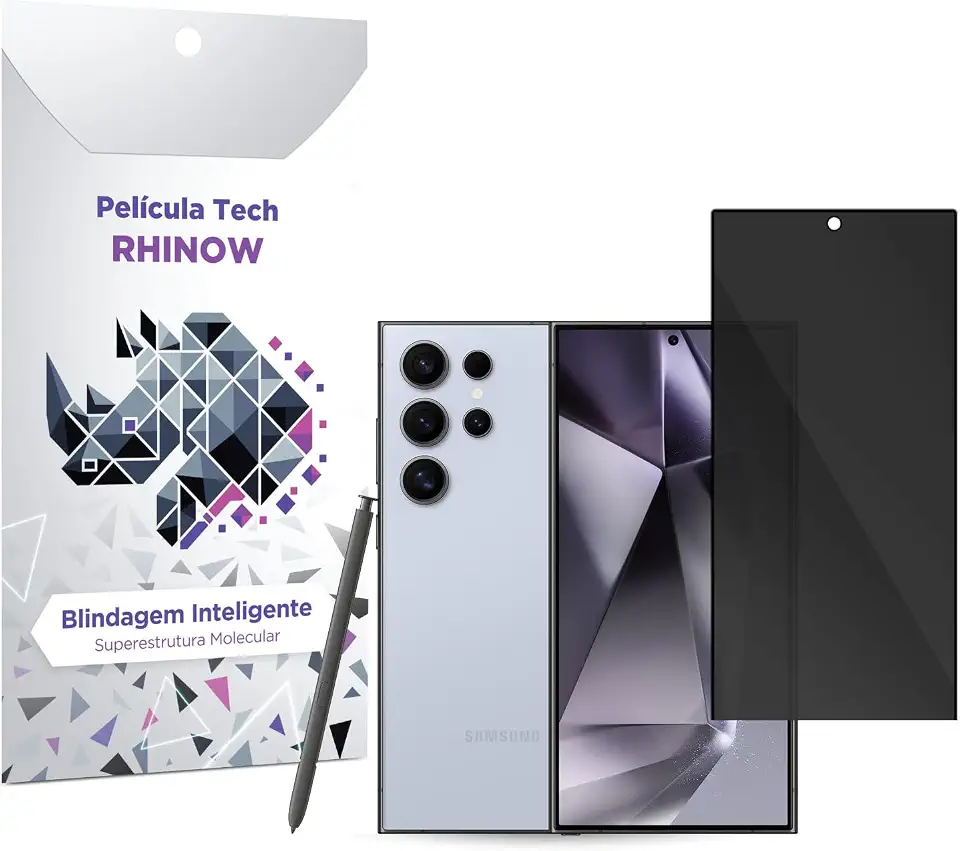 Película de Privacidade Tech para Samsung Galaxy S24 Ultra - Anti Spy (Rhinow)