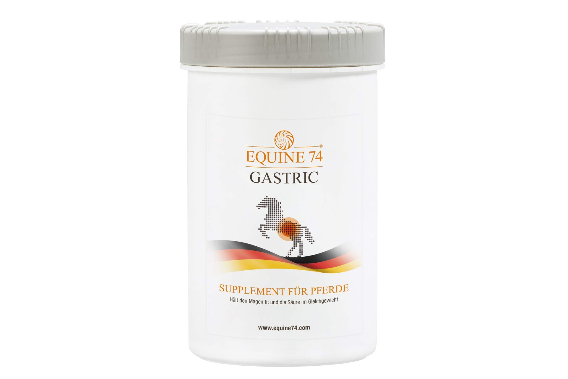 Equine 74 Gastric - suplemento natural para caballos y ponis con irritación de la mucosa gástrica o úlcera estomacal, reduce el ácido estomacal excedente, sin dopaje (2kg, Pellets)
