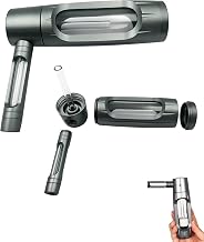 Blazecan Water Pipe, Portable Hidden Compartment Blazecan Pipe with Box, Pocket-Sized Aluminum Exterior Glass Interior Easy to Clean, with Aluminum Exterior and A Glass Interior (Grey)
