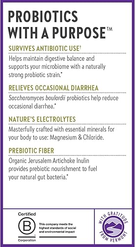 Miniatura 8 de New Chapter All-Flora Probiotic Fortify - Probióticos ultraconcentrados para la salud digestiva, sobrevive al uso de antibióticos, con electrolitos