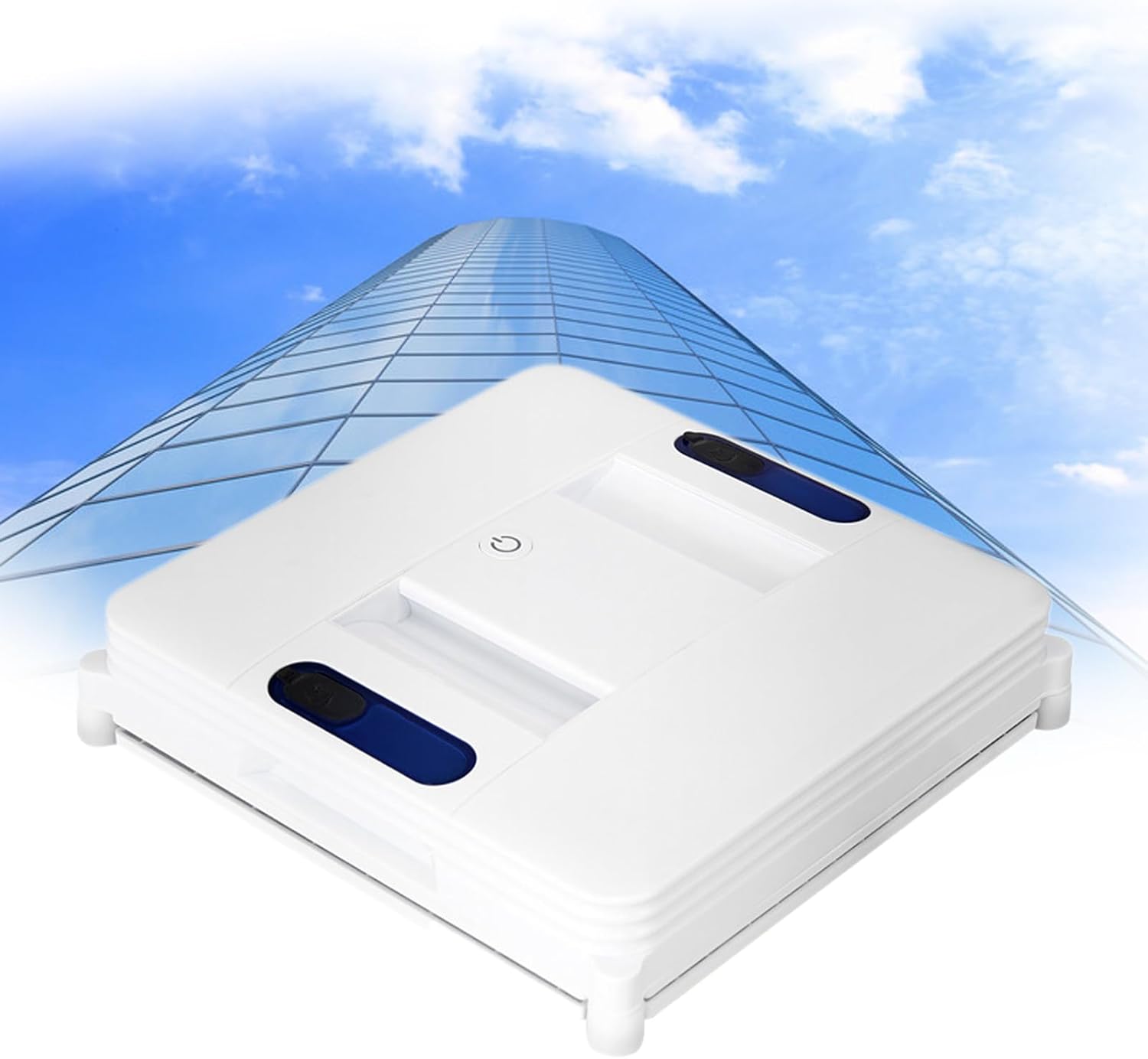 Electric Window Cleaning Robot, 3200Pa Intelligent Dual Water Spray Window Cleaning Robot, Anti-Fall Sensing, Edge Detection Technology, Suitable For Windows, Bathroom Glass Doors, Wooden Doors