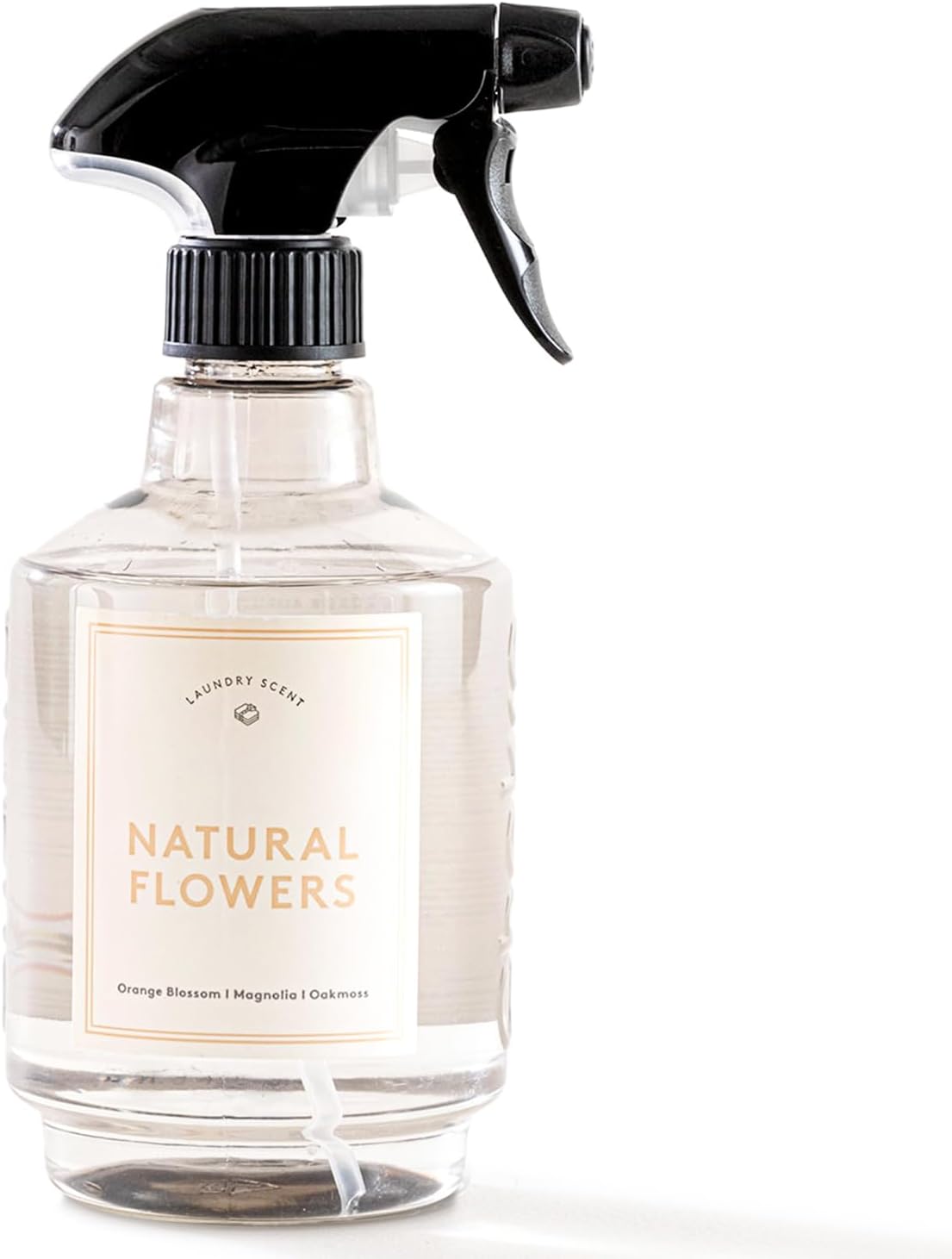 Chakra Freshener Fabric Spray - Long-Lasting Multi-Purpose Laundry Scent for Bedding, Clothes & Home Fabric Deodorizer, Luxury Room Deodorizer, Linen Spray w/Trigger, 16.9 fl oz, Natural Flowers