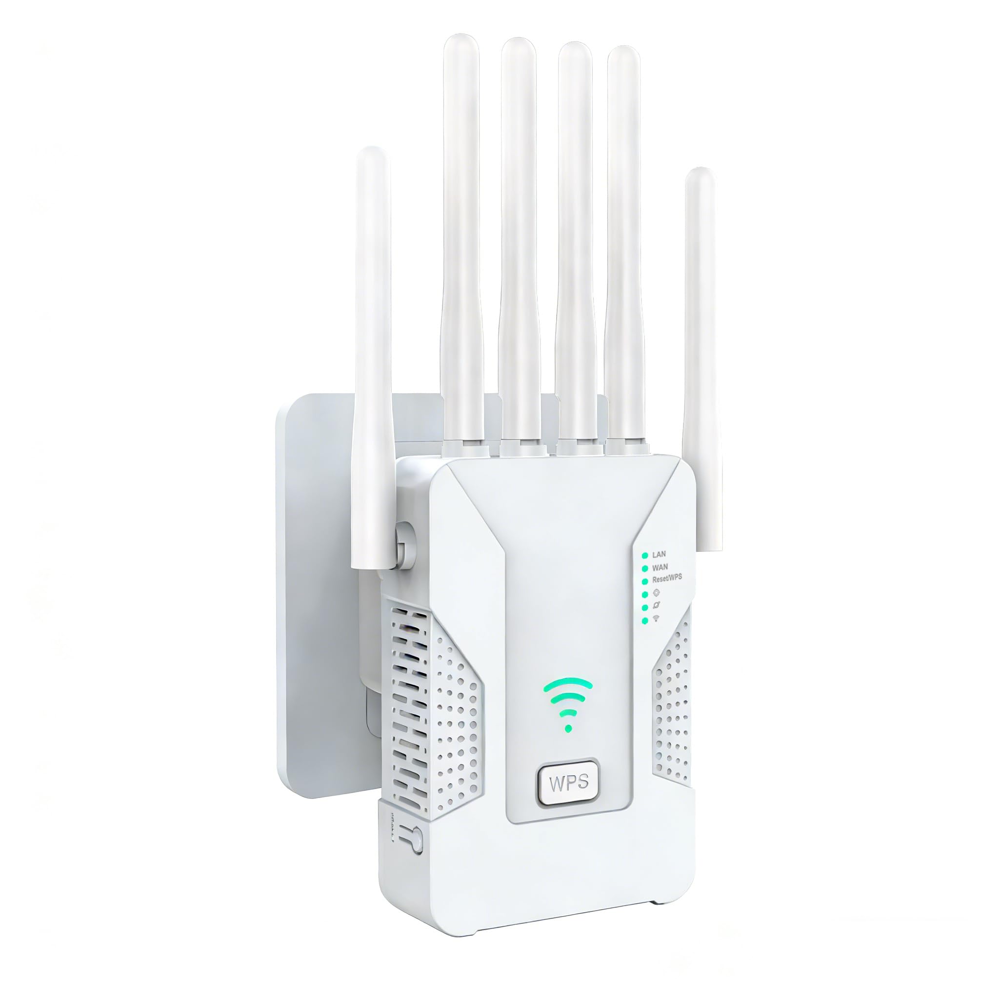 U81 Repetidor WiFi, Amplificador Señal WiFi 300Mbps con 2 Puertos Ethernet y 4 Antenas, Señal Estable y Fuerte, Compatible con Todos los Dispositivos de Red, Modos Ap/Repetidor/Enrutador — view 8