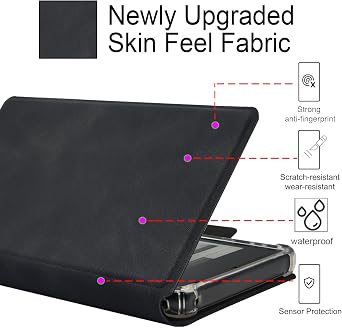 Case for 3.7'' XTEINK X3 E-Book (Black)