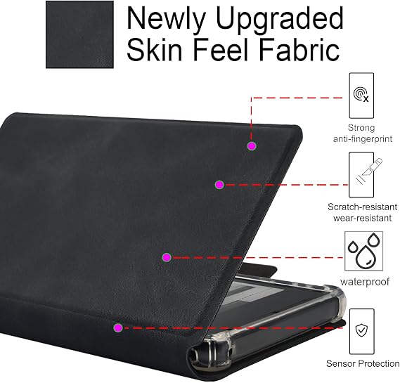 Case for 3.7'' XTEINK X3 E-Book (Black)