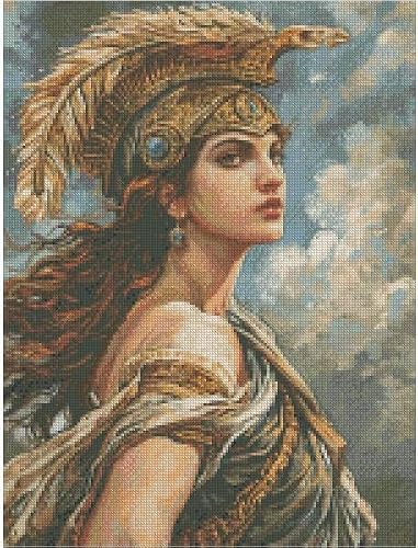 Hera(3),The Greece Fairy Counted Cross Stitch kit, 100% Cotton, 150x200 Stitch,26x36cm Counted Fairy Cross Stitch Kits