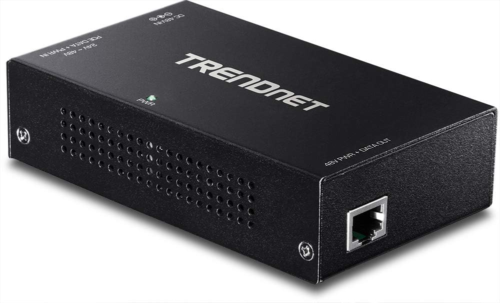 TRENDnet Gigabit PoE+ Repeater/Amplifier, Single Port PoE, Power Over Ethernet, 802.3af, 802.3at, 10/100/1000 Mbps, TPE-E110 Version 1 (Renewed)